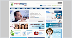 Desktop Screenshot of cypriahealth.com